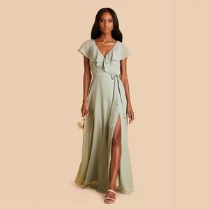 Elegant Sage Green Maxi Dress